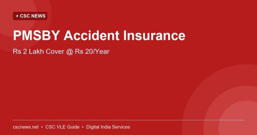 PMSBY Accident Insurance